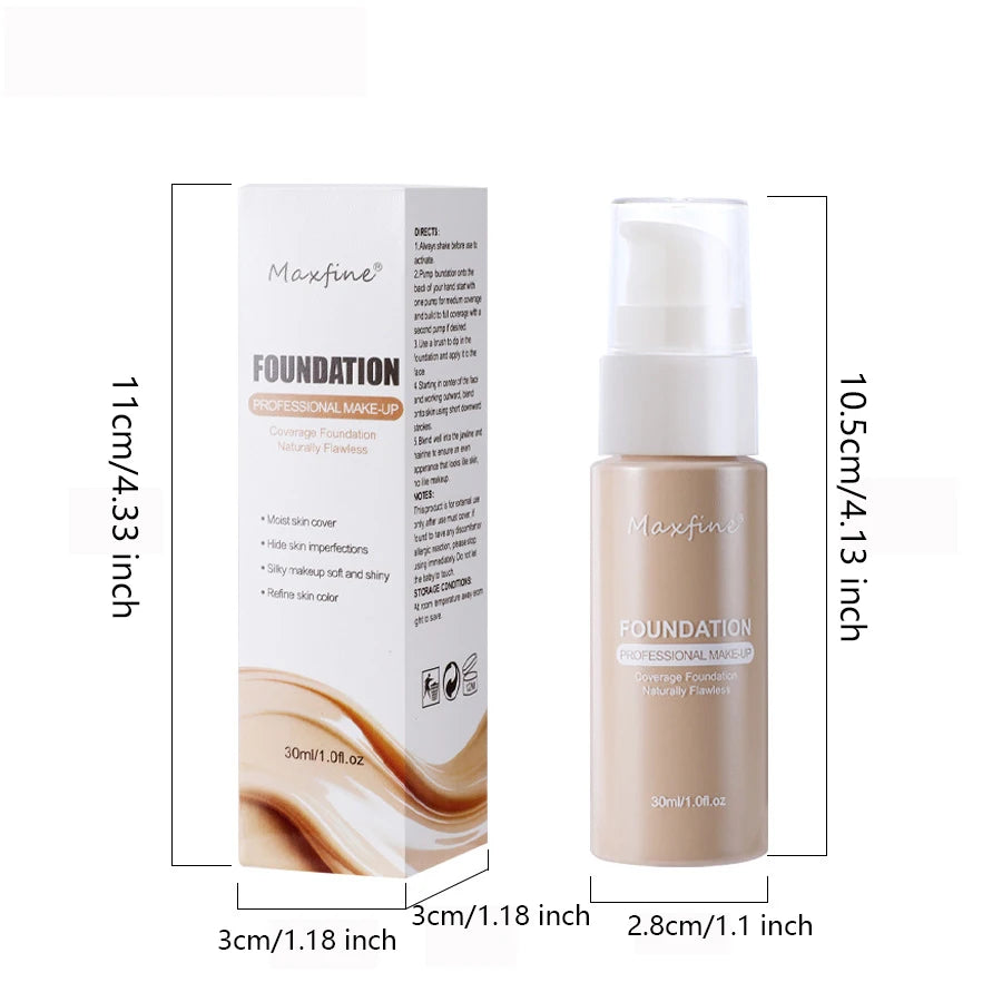 Liquid Foundation Effective Concealer Waterproof Sweat-resistant