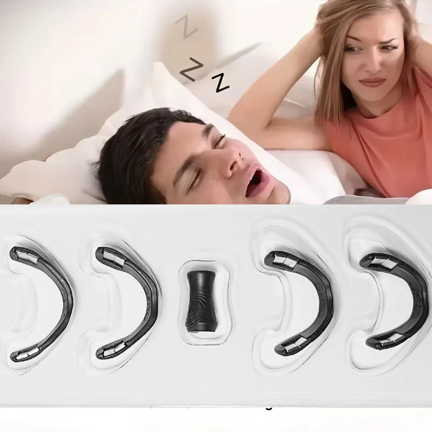30Days/Box Anti-Snoring Magnetic Nose Clip  Skin-Safe Boost Air