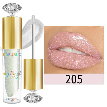 9 Colors Moisturizing Diamond Shimmer Glitter Lip Gloss Makeup
