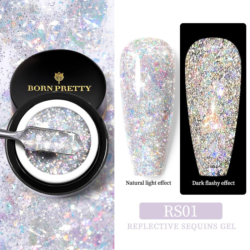 BORN PRETTY Solid Nail Tips Gel 5g Transparent UV LED