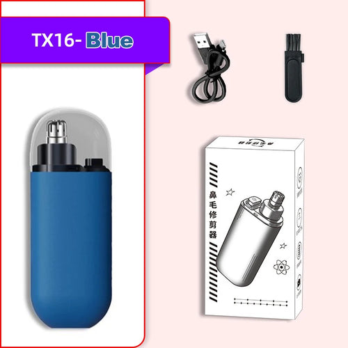 Nose Hair Trimmer with Built-in Battery - Rechargeable Ideal for Men'S
