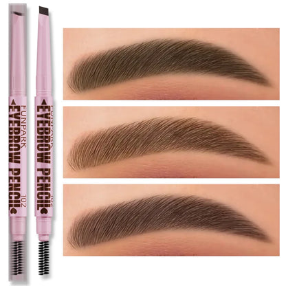 2 in1 Eyebrow pencil professional Cosmetics makeup for women 5 Colors