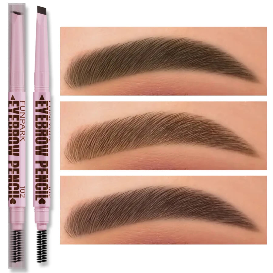 2 in1 Eyebrow pencil professional Cosmetics makeup for women 5 Colors