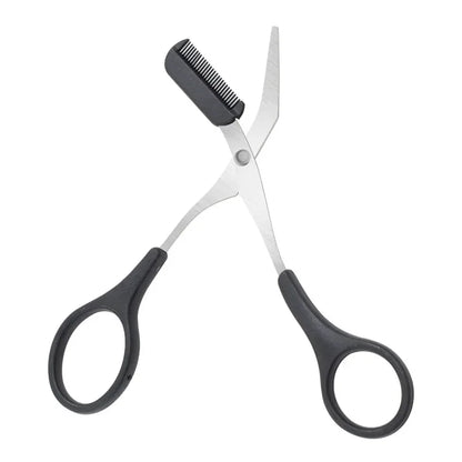 Karsyngirl 1Pcs Safe Eyebrow Trimmer Stainless Steel Eyebrow Scissors
