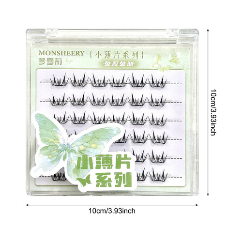 Natural Cosplay False Eyelashes No Glue Need Eyelash Clusters False