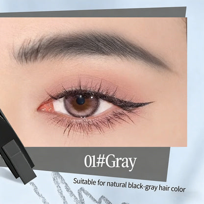 QXQY Eyebrow Pencil Automatic Rotating Double Head Long Lasting