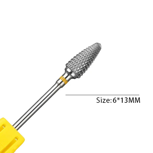 1pc Carbide Tungsten Nail Drill Bit Rotate Burr Milling Nail Cutter