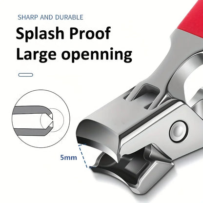 Premium Stainless Steel Nail Clippers - Perfect for Manicure, Pedicure