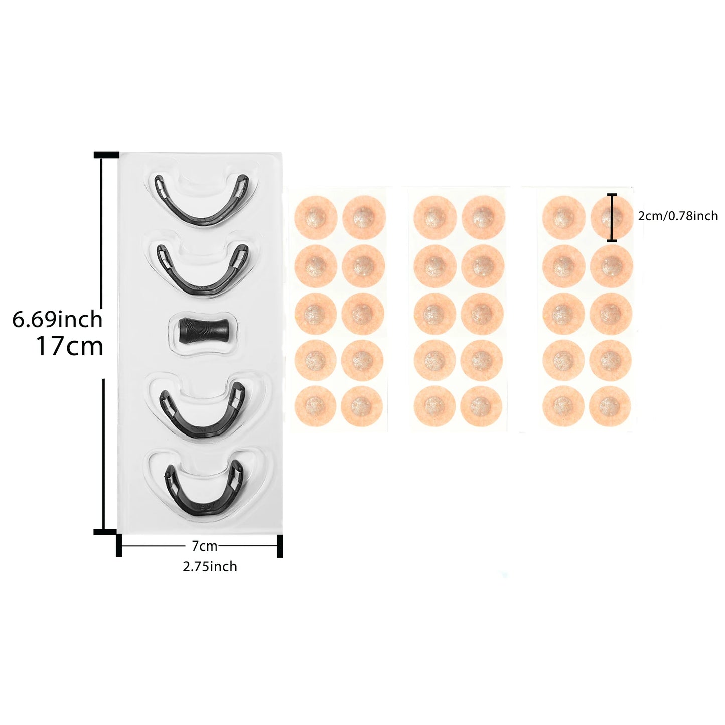 Nasal breathing dilators Magnetic Nasal Strips Increase Air Improve