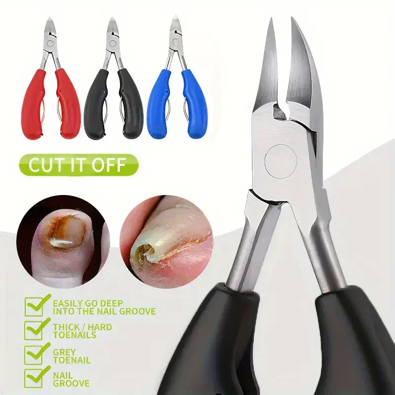 Nail Clippers Professional Hawkbill with Nail Pick Trimmer for Ingrown