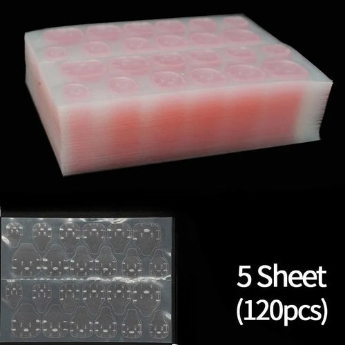 Double Side Nail Jelly Glue Transparent False Nail Art Adhesive Tape