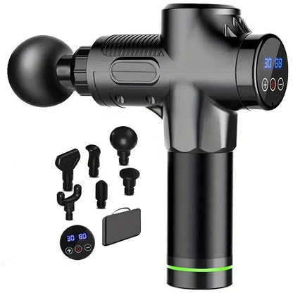 Portable Fascia Gun Vibration Massage Gun For Body Neck Back Deep