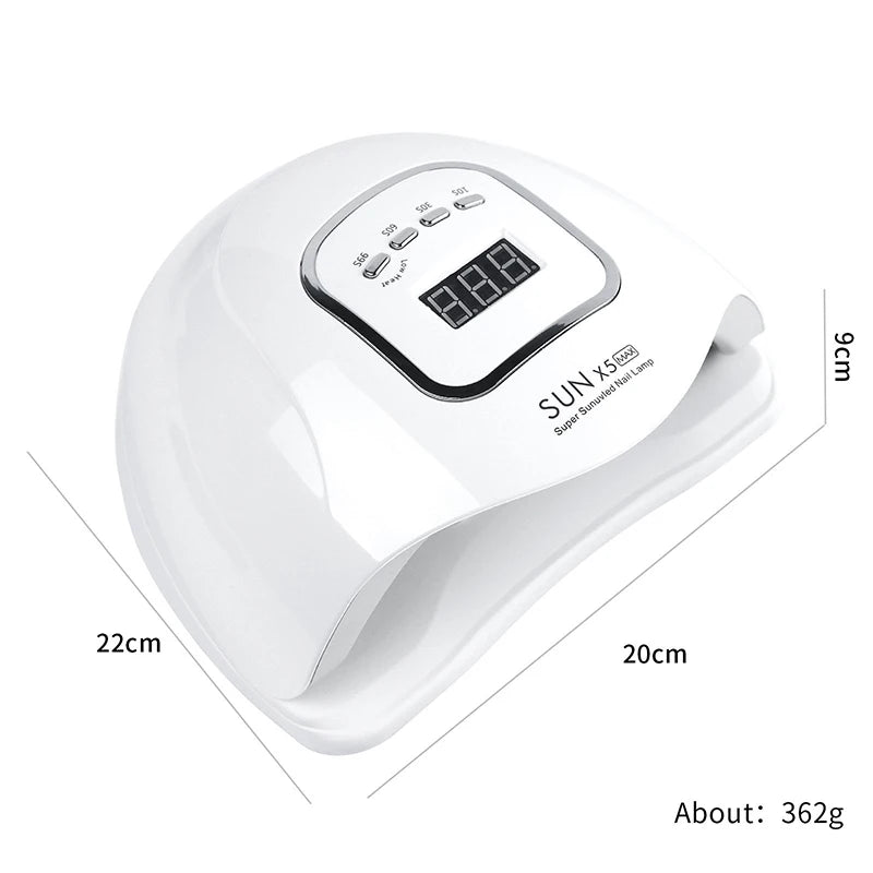 SUNX5Max 150W UV LED Nail Lamp For Fast Drying Gel Nail Phototherapy