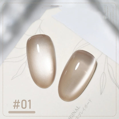 5g/Bottle White Moonlight Nail Cat's Eye Gel Magnetic Satin Gel Polish