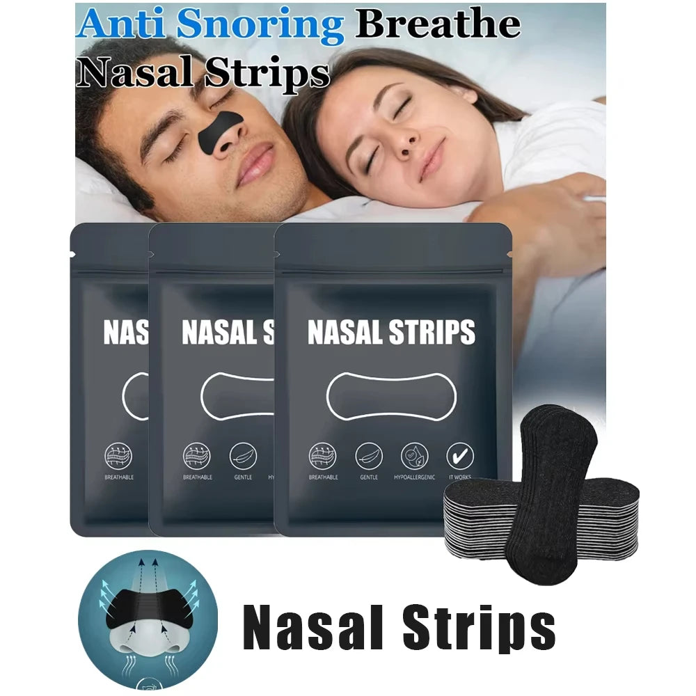Anti Snoring Nose Strips for Breathing Correction Physical Expansion