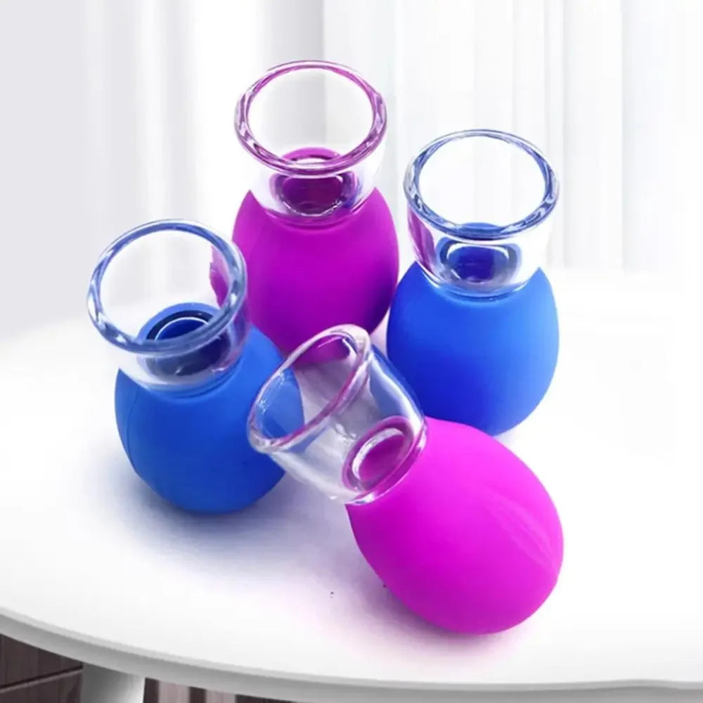 2/4 Pieces Facial Cupping Set Eye Face Vacuum Massage Anti Cellulite