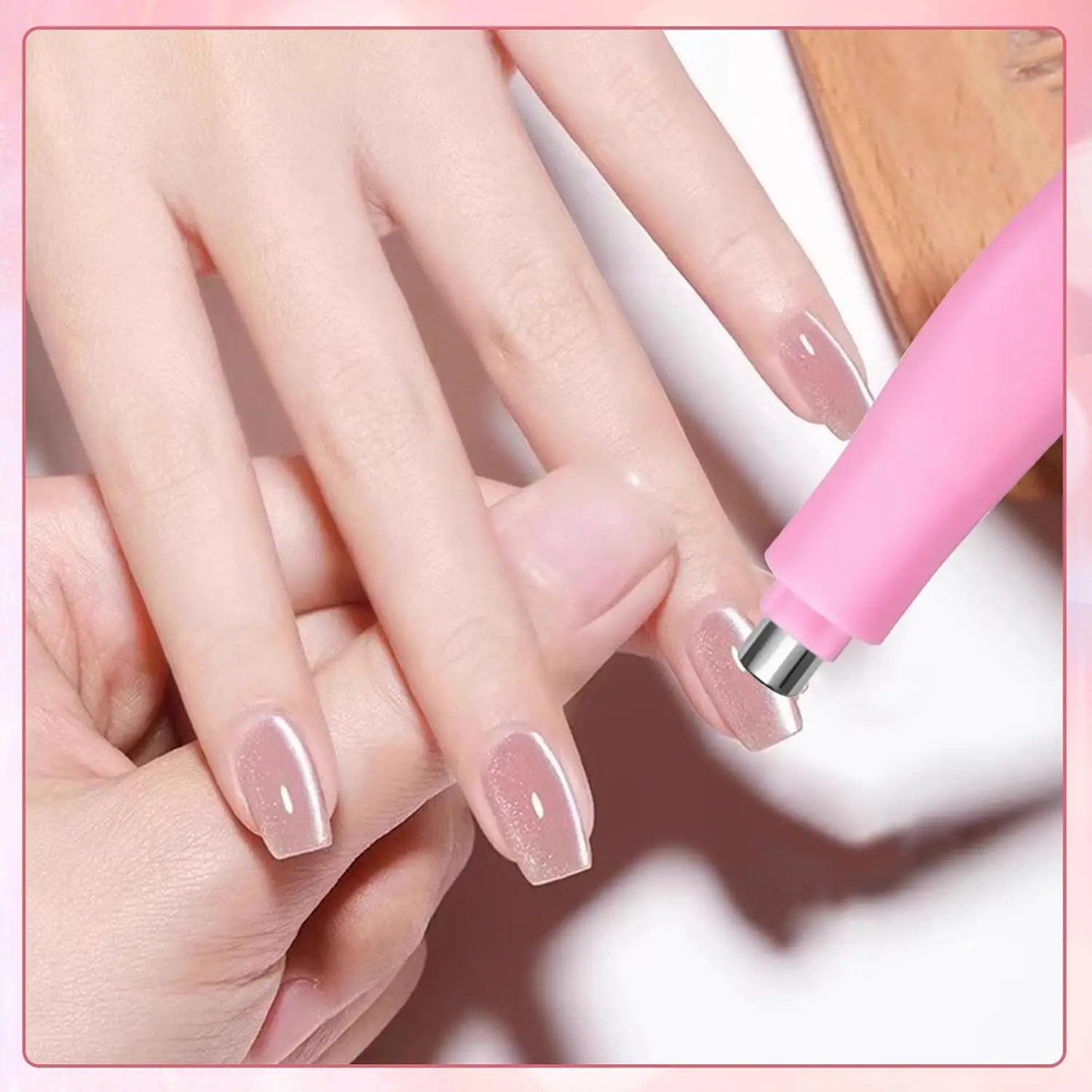 3-in-1 Multifunctional Cat Eye Nail Magnet Tool for DIY Salons Heart &