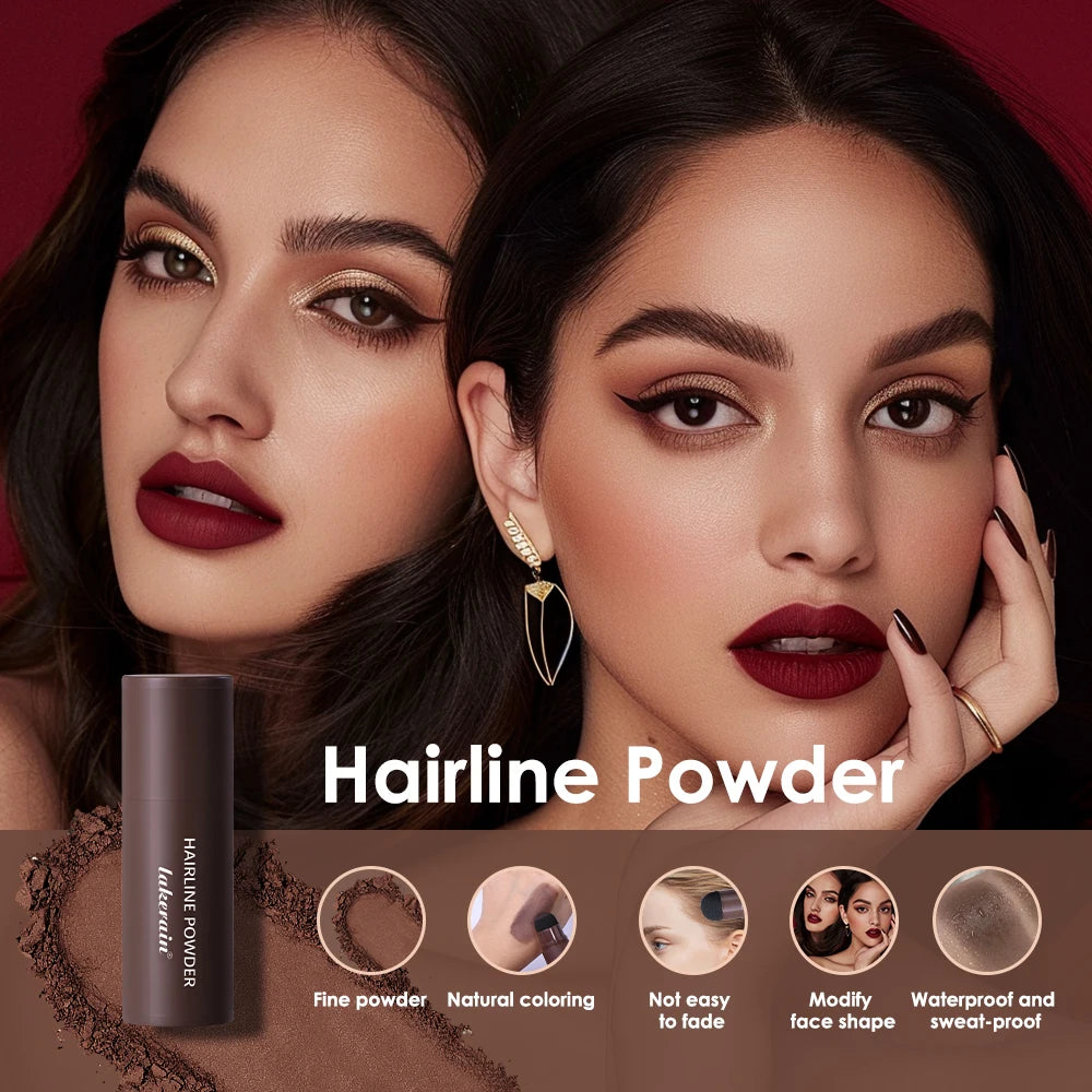 Hairline Shadow Powder Hair Waterproof Hairline Root Cover Up Natural