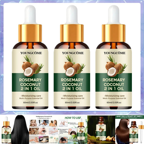 Rosemary Oil Hair Essential Coconut Oil Improve Hair Loss And