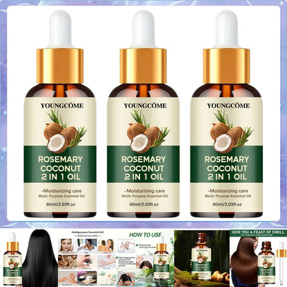 Rosemary Oil Hair Essential Coconut Oil Improve Hair Loss And