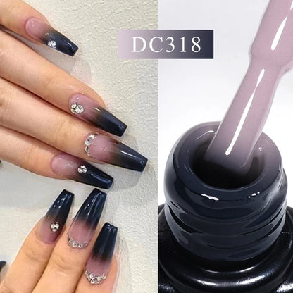 Mtssii 7ml Changing AurorasThermal Rubber Base Gel Nail Polish Nude