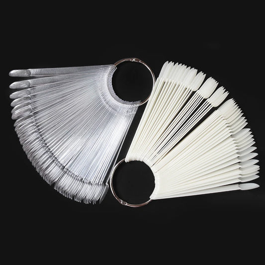 80/50/20pcs Nail Display Sticks Nail Swatch False Nail Tips Nail Gel