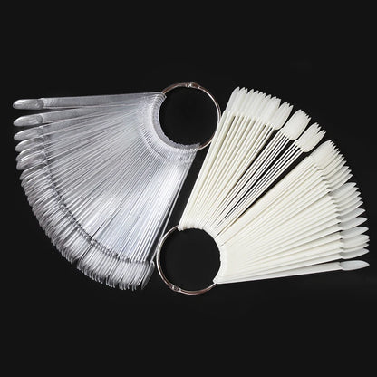 80/50/20pcs Nail Display Sticks Nail Swatch False Nail Tips Nail Gel