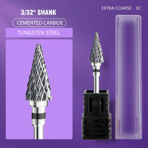 Ceramic Tungsten Carbide Nail Drill Bit Rotate Burr Milling Nail