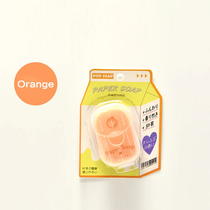 Portable Hand Soap Sheets for Travel | Dissolving Cleanser Wipes |