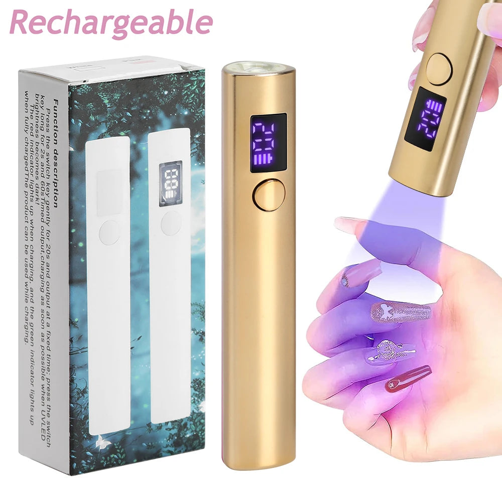 Portable Quick Dry Nail Dryer Machine Mini UV LED Nail Lamp For Home
