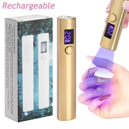 Portable Quick Dry Nail Dryer Machine Mini UV LED Nail Lamp For Home