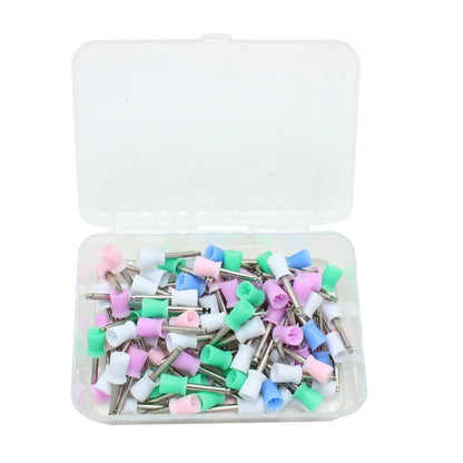 100pcs Dental Prophy Brushes Polishing Polisher Disposable Latch type