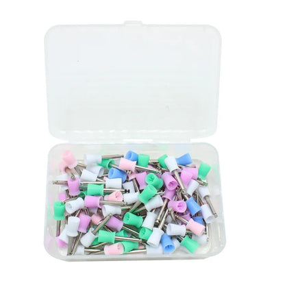 100pcs Dental Prophy Brushes Polishing Polisher Disposable Latch type