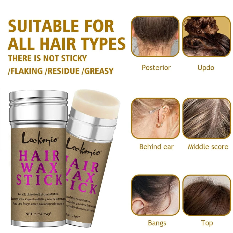 LOCKMIO Women Hair Wax Stick for Wigs Anti-frizz Flyaways Control