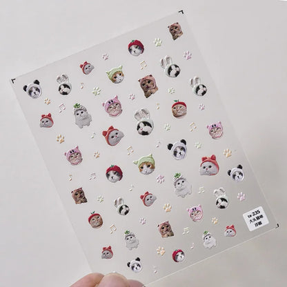 Colorful Balloon Cute Puppy Flower Cherry Bowknot Love Happy Dog