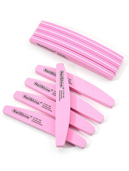 2/5/10PCS Professional Double-sided Nail File Block Colorful Sponge