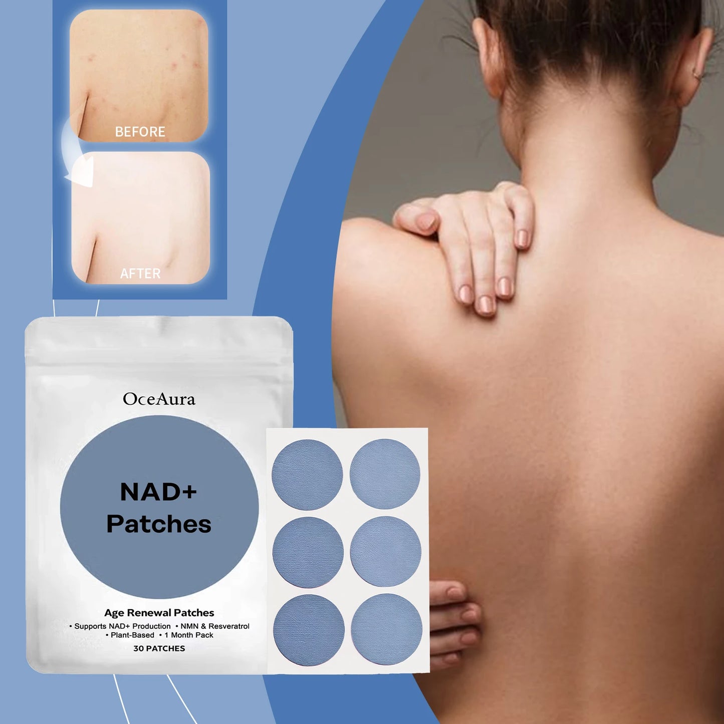 Care Patches Rejuvenating Skin Nourishing Hydrating Formula Portable