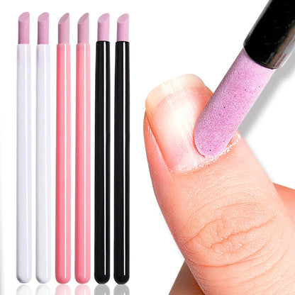 Quartz Stone Scrub Nail File Rods Cuticle Remover Dead Skin Remover