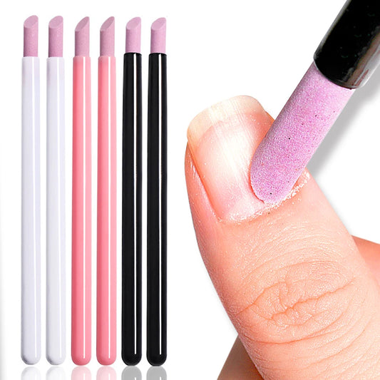 Quartz Stone Scrub Nail File Rods Cuticle Remover Dead Skin Remover