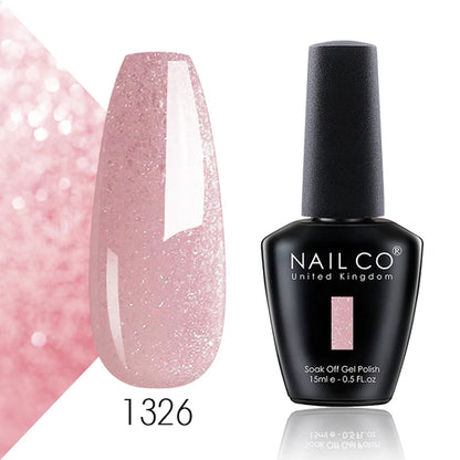 NAILCO 15ml Translucent Color Gel Nail Polish Vernis Semi Permanent UV