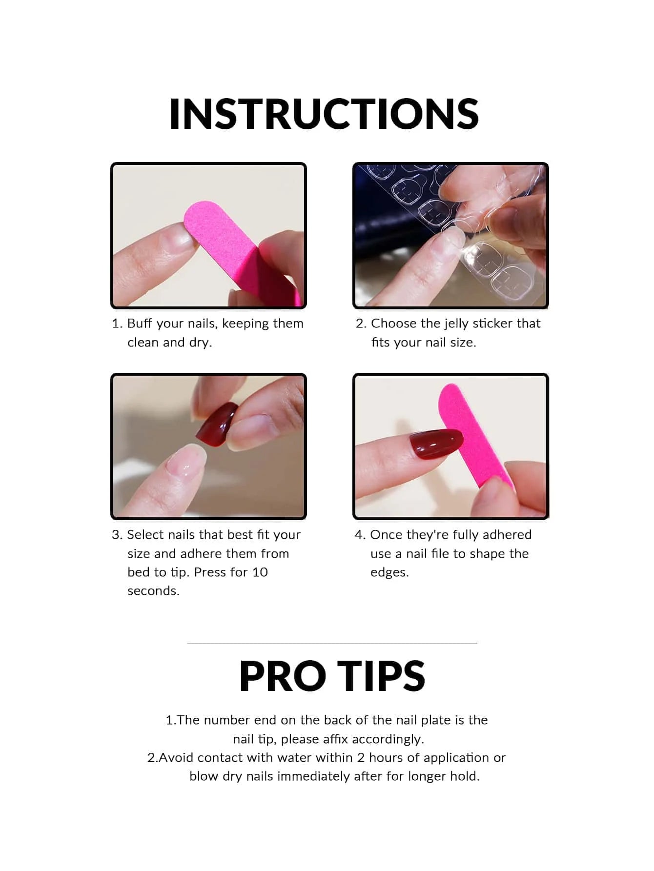 24PCS/ brown ballet-shaped fake nails instantly upgrade your look with