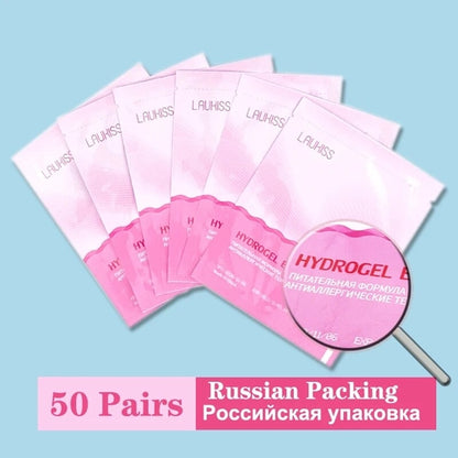 25/50/100Pairs Eye Patches Under Eyelash Pads for Building Hydrogel