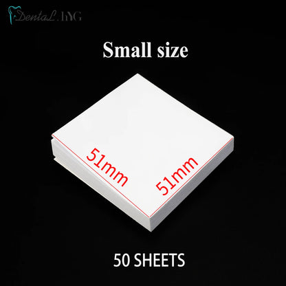 50Sheets/Pack Dental Disposable Mixing Paper Denture Laboratory
