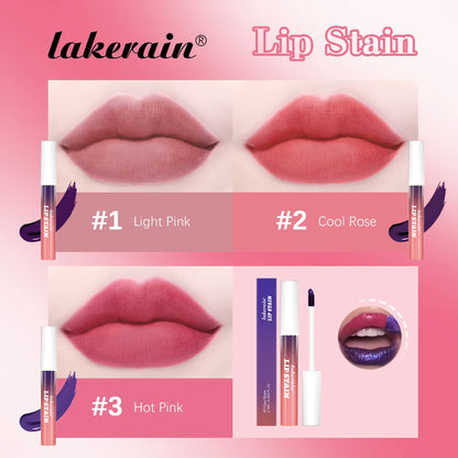 Blading Lip Gloss Peel and Stick Set Long-lasting Waterproof Pink Lip