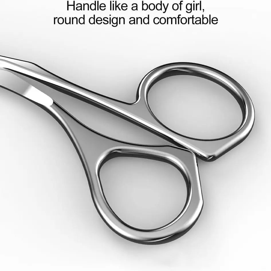 Stainless Steel Eyebrow Scissors With Eyebrow Comb High Quality Makeup