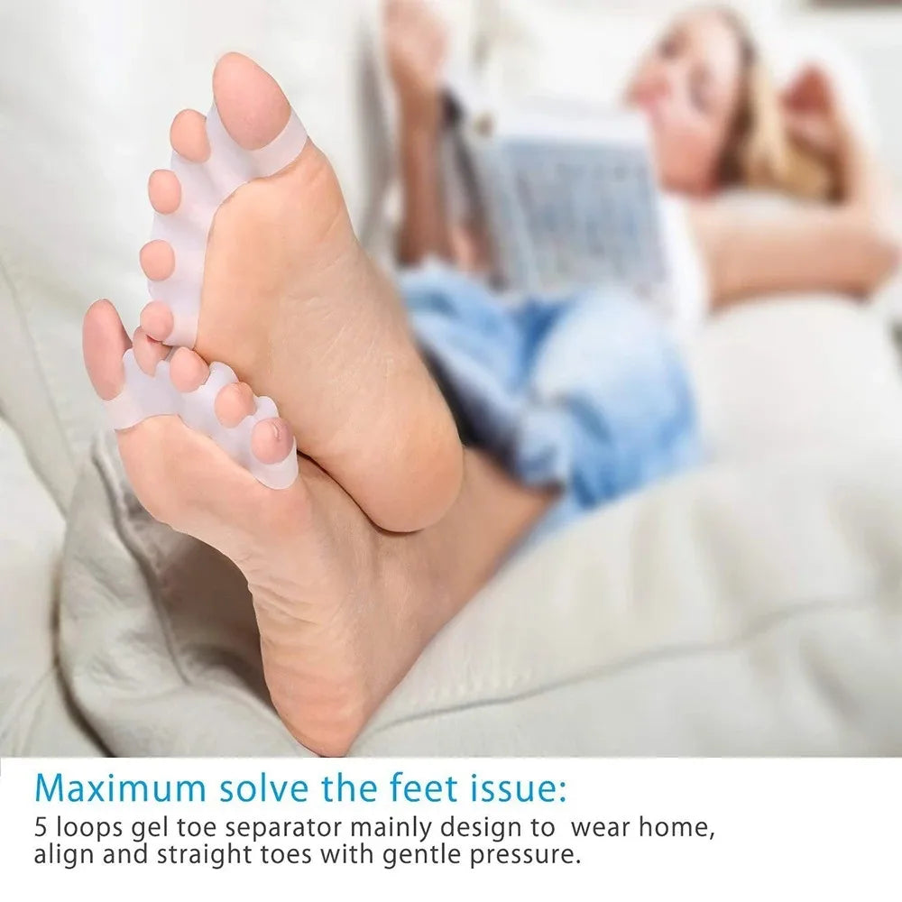 Protective Toe Separator Suitable Bunion Yoga Gel Silicone Hammer Toes