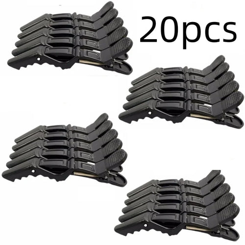 5-30pcs Alligator Hair Clip Plastic Nonslip Hairpin Black Pink Durable