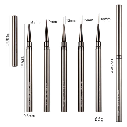 5PCS Nail Art Liner Brushes Hand Painted Brush Acrylic UV Gel Colours