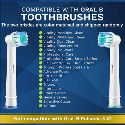 4/12/16/20 Pcs Replacement Toothbrush Heads Compatible with Oral-B
