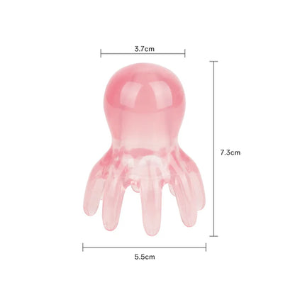 Octopus Massage Comb Resin Head Meridian Scraping Scalp Massage Brush